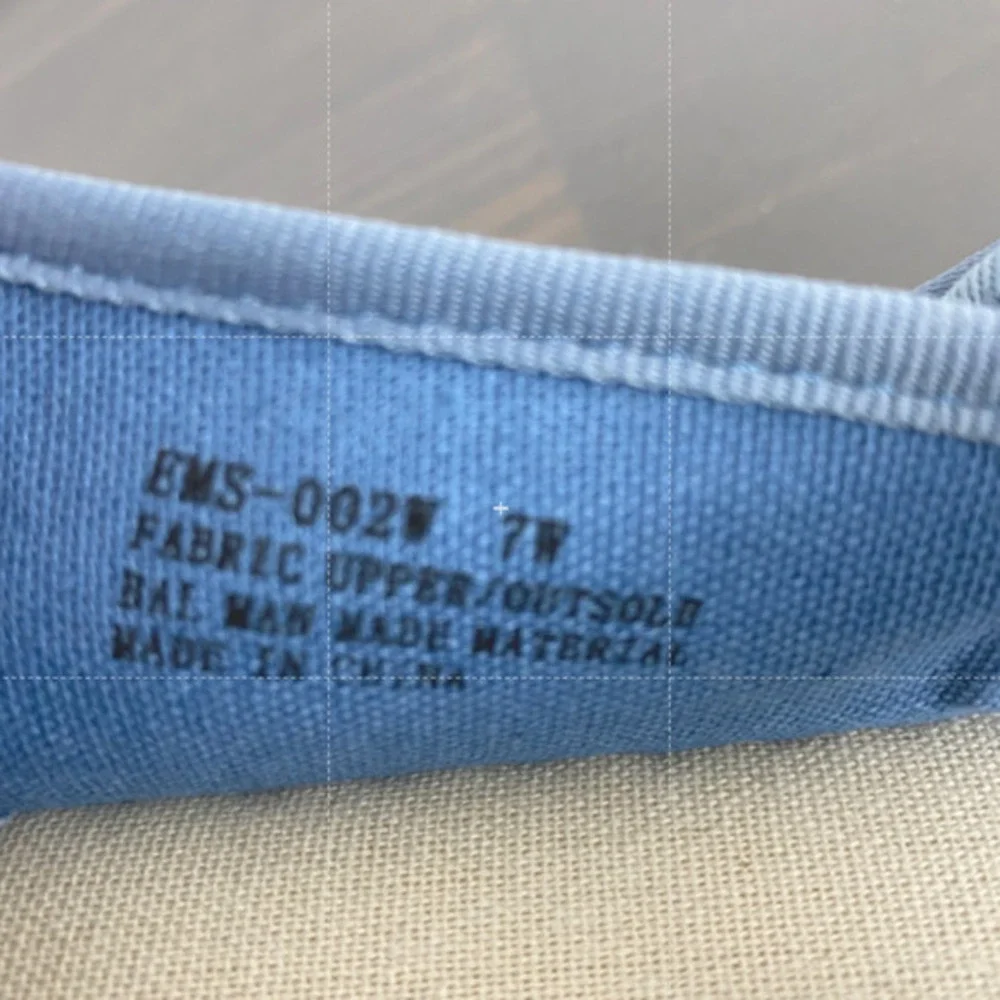 CL by Laundry Espadrille Mary Jane‎ Ballet Flats Women 7W-7.5W Blue Denim Boho
